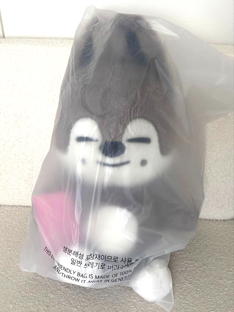 Stray Kids SKZOO WolfChan Big Plush Teddybear Ver. Official 60cm 5