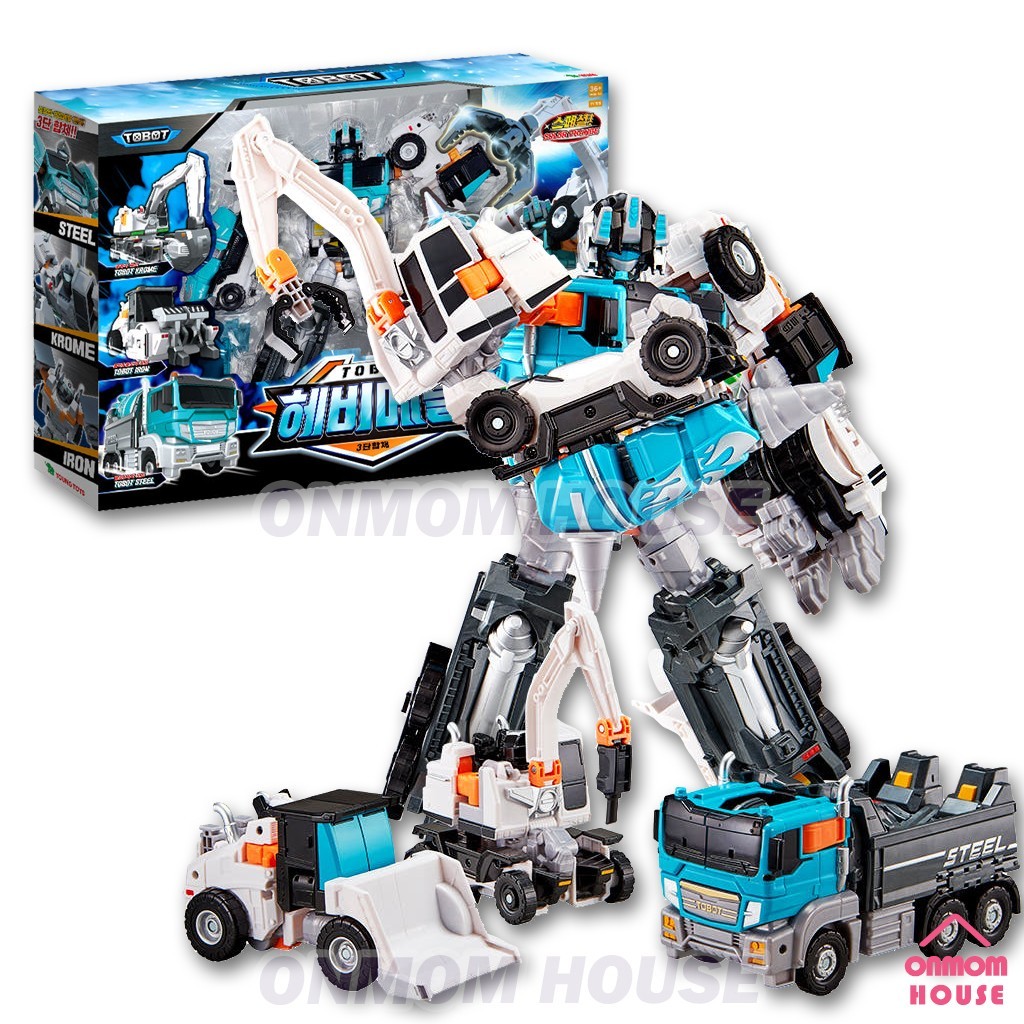 Tobot HEAVY METAL SPECIAL PACK 3-in-1 Transforming Robot heavy