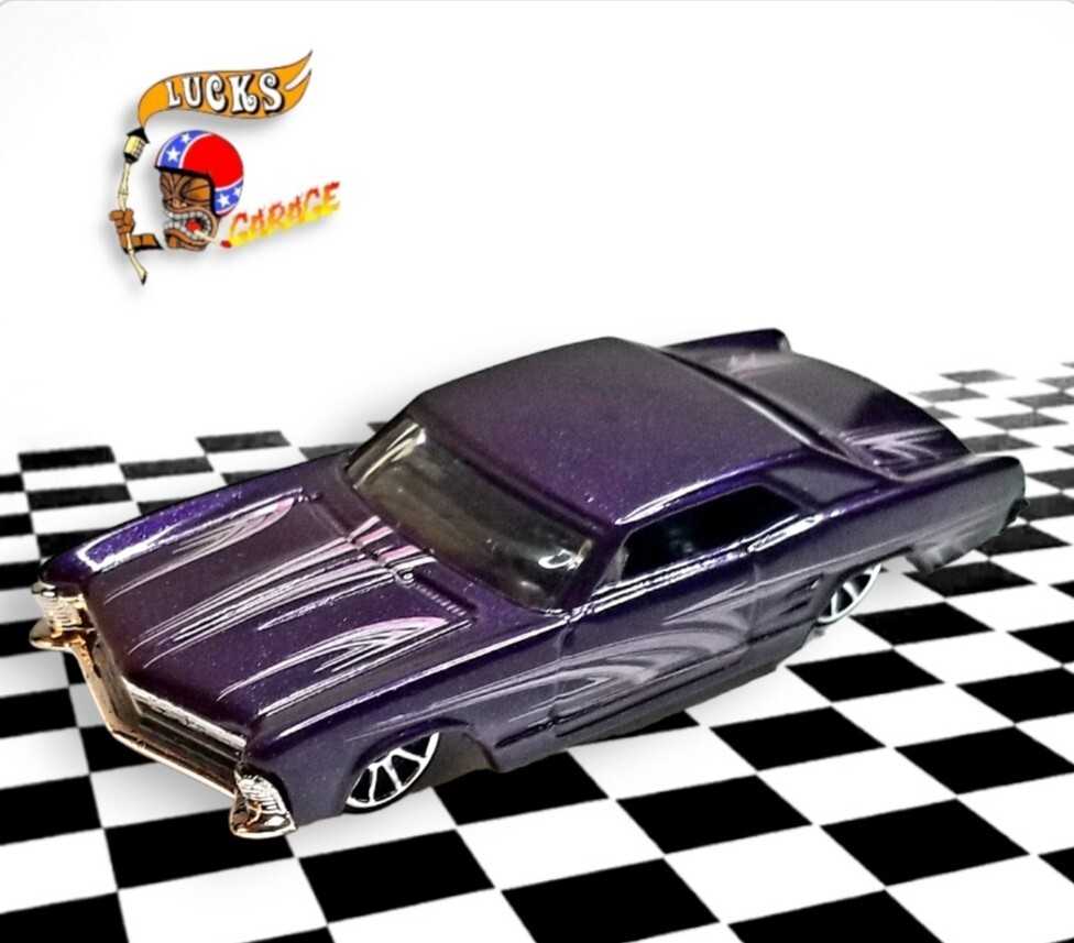Hot Wheels 64 Buick Riviera Lowrider Metalflake Purple Chrome 10Sp