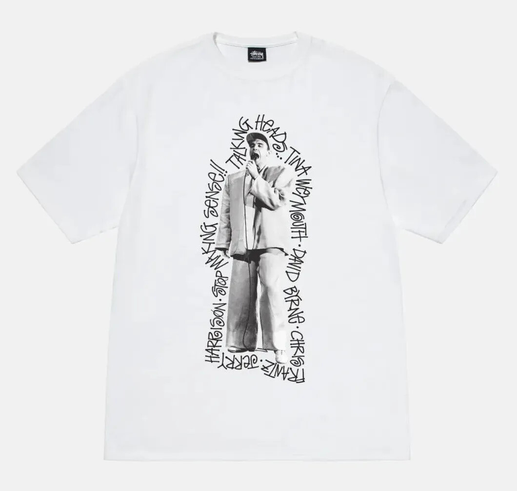 Stussy x Talking Heads Stop Making Sense Tee T-Shirt White - NWT
