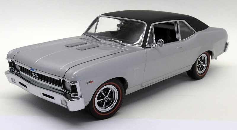 GMP 1/18 Scale Diecast - 8029 1969 Chevrolet Nova 396 SS Silver | eBay