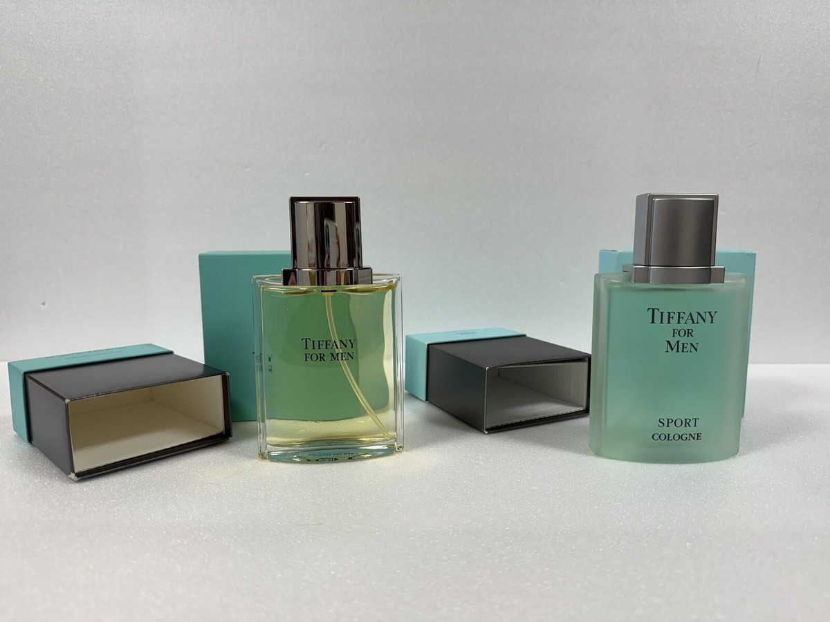 2 x 100ml TIFFANY for Men Cologne Sport Cologne Spray Vintage FREE