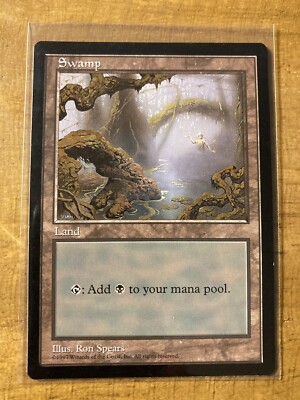 MTG✨APAC Land Promo SWAMP Indonesia 🇮🇩 CLEAR✨MINT Rare