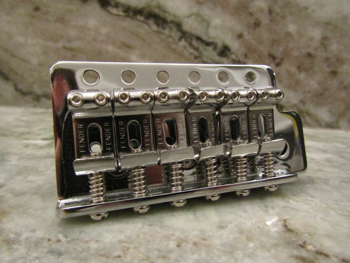 FENDER VINTAGE BRIDGE IN CHROME for MIM MEXICAN STRAT