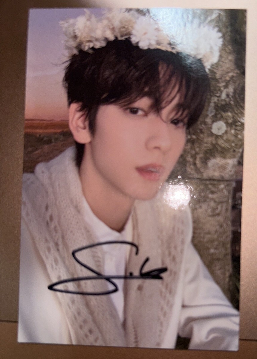 TXT Soobin ACT : PROMISE Autographed Signed Photocard PC MOA ZONE