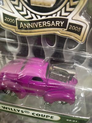 Muscle Machines 5th Anniversary '41 Willys Coupe 05-25 Scale