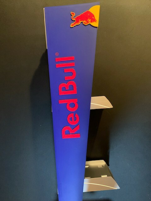 Red Bull 4 Pack Parasite Rack Metal Drink Shelf Display FREE