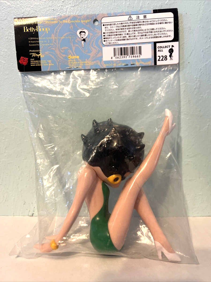 BETTY BOOP GREEN DRESS SOFT VINYL FIGURE DUNE JAPAN 2019 | eBay