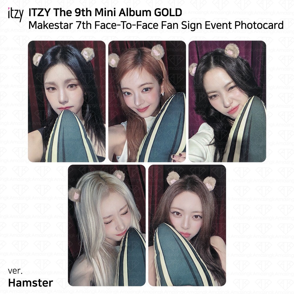 ITZY 9th Mini Album GOLD Makestar 7th Fan Sign Event Benefit