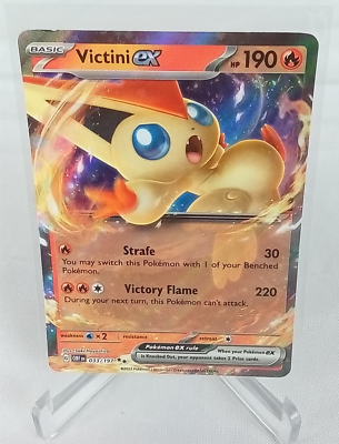 Victini Ex 33/197 Obsidian Flames Holo Pokémon Card 2023 | eBay