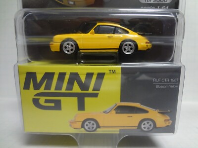 Mini GT PORSCHE RUF CTR 1987 Blossom Yellow 1:64 MGT00419 | eBay