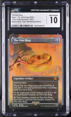 Magic: The Gathering MTG The One Ring (Borderless Alternate) LOTR