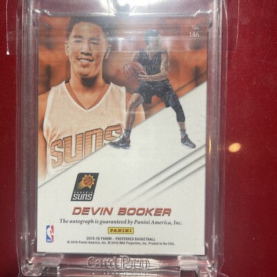 2015-16 Preferred DEVIN BOOKER Auto Autograph RC Rookie Blue #d