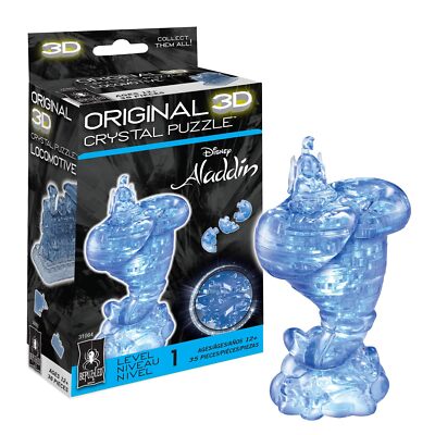 Original 3D Crystal Jigsaw Puzzle - Genie Disney Aladdin Brain