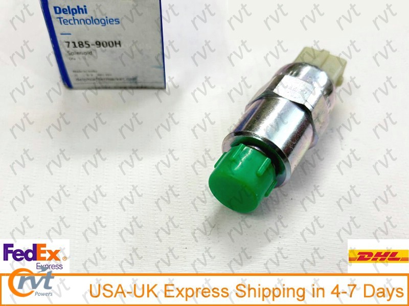 Genuine Delphi 7185-900H / 28491679 24V Stop Solenoid With JPT