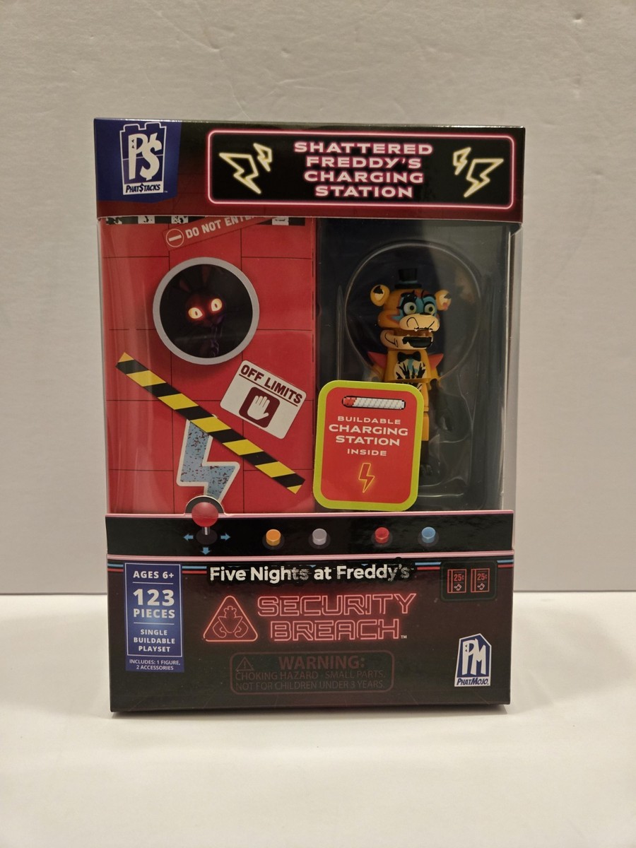 NEW 2025 Phatmojo FNAF Chase Shattered Freddy's Charging Station