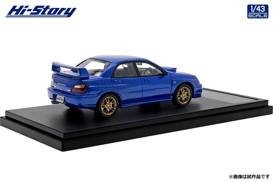 INTERALLIED Hi Story 1/43 Subaru IMPREZA WRX STi (2002) WR Blue