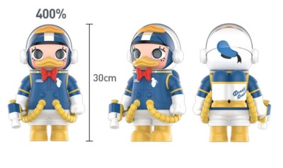 POP MART MEGA Collection 400% SPACE MOLLY Donald Duck Disney New