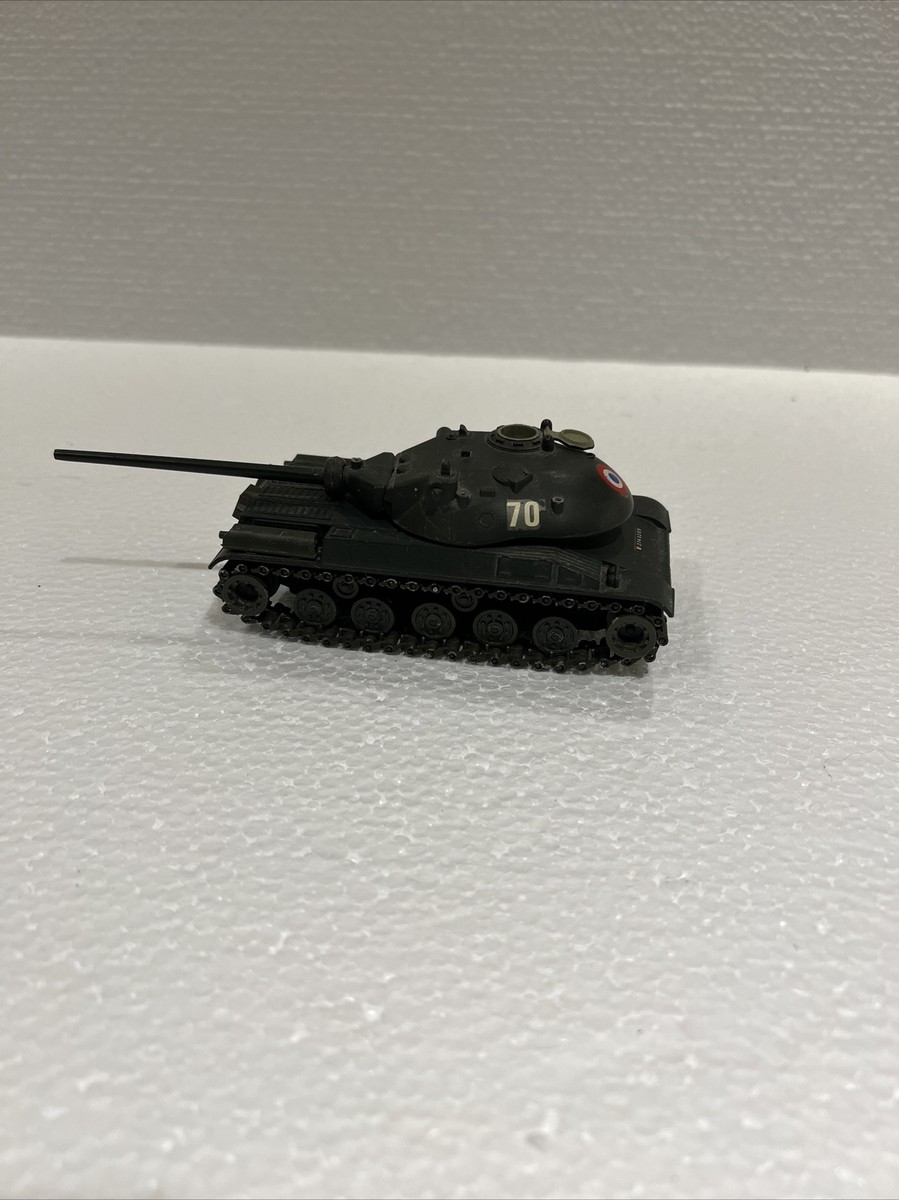 Vintage 1965 France Solido Char Blinde AMX-30T Green Military Tank