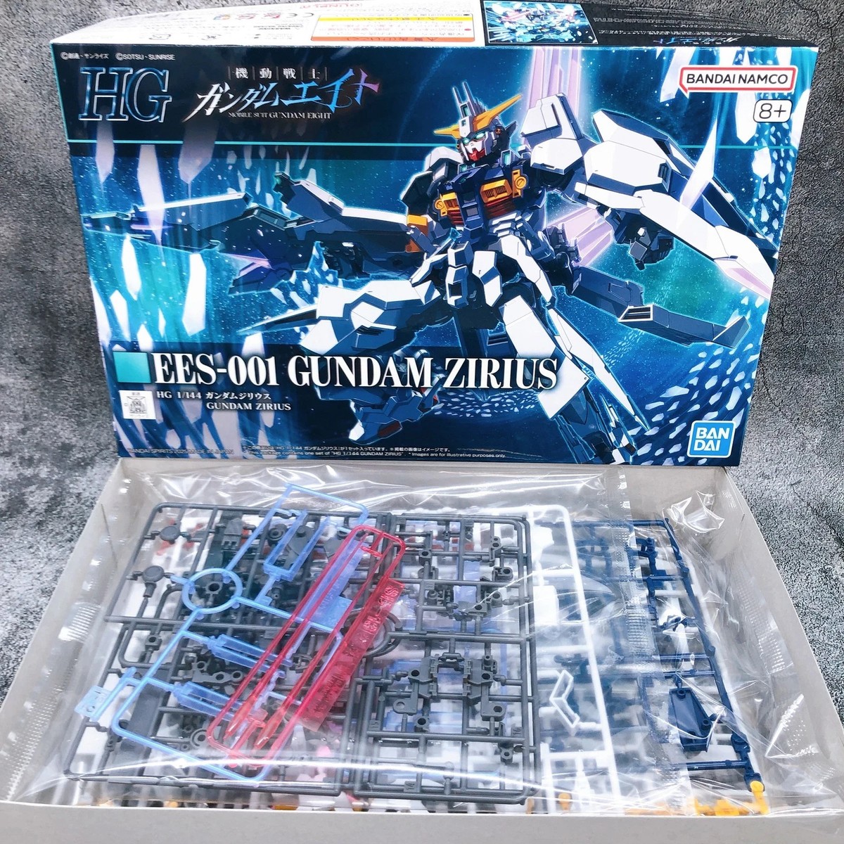 HG 1/144 Gundam Zirius EES-001 Mobile Suit Gundam Eight Kit