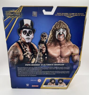 WWE Elite Hall of Fame Papa Shango Ultimate Warrior Figure 2 Pack