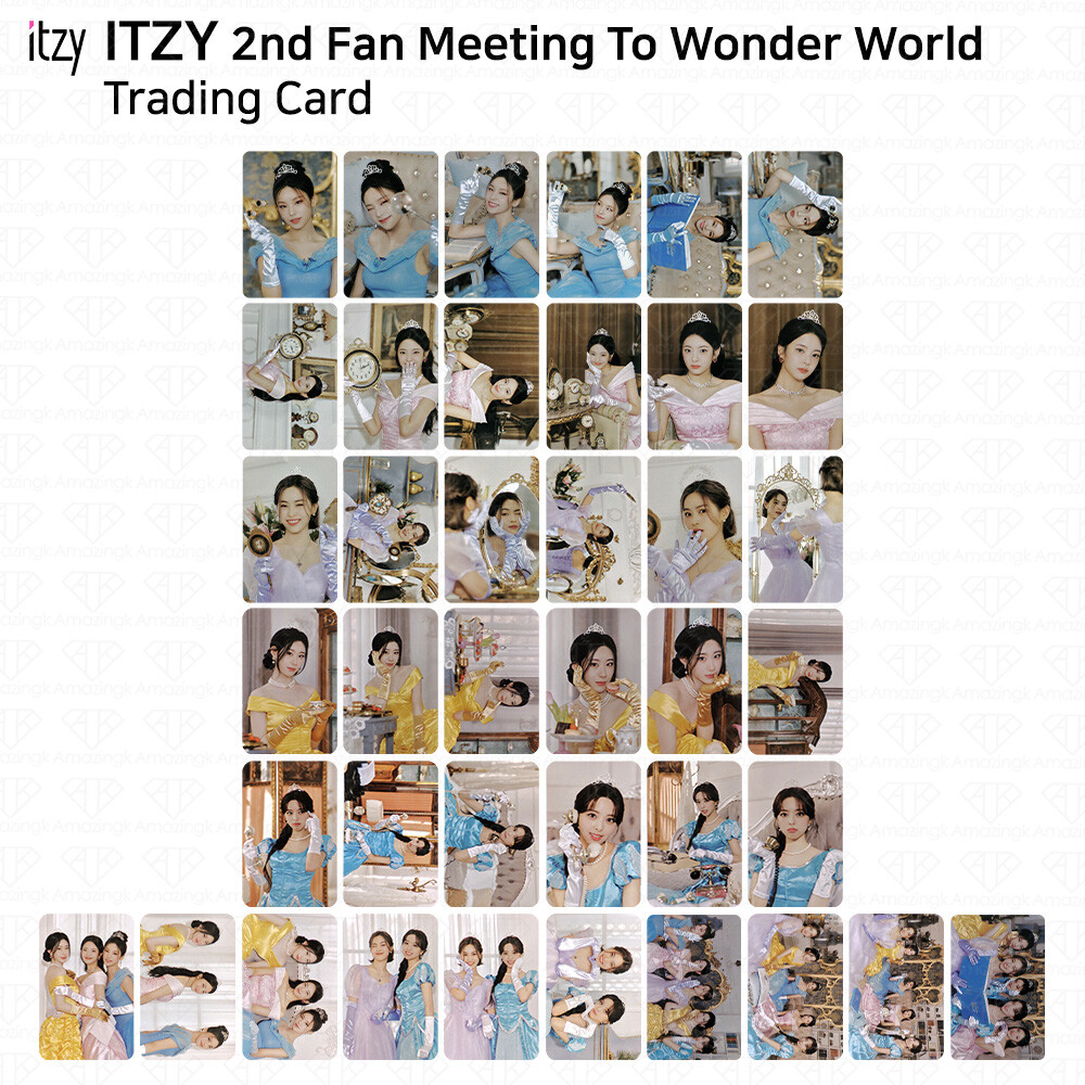ITZY 2nd Fan Meeting To Wonder World Trading Card Photocard KPOP K
