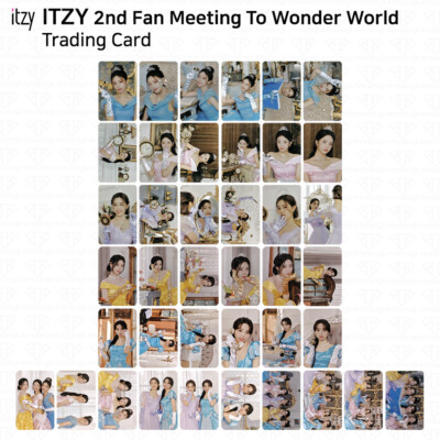 ITZY 2nd Fan Meeting To Wonder World Trading Card Photocard KPOP K
