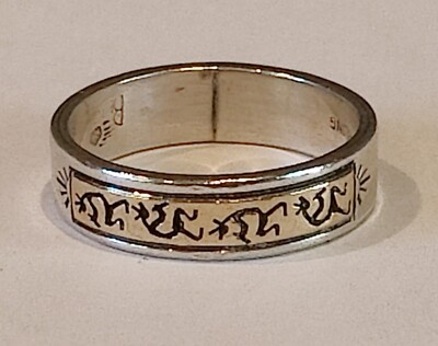 Rhoda Jack Navajo Sterling Silver & 14k Gold Southwest Kokopelli