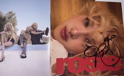 ROSE [rosie] Autographed Signed Album BLACKPINK Jewel | eBay
