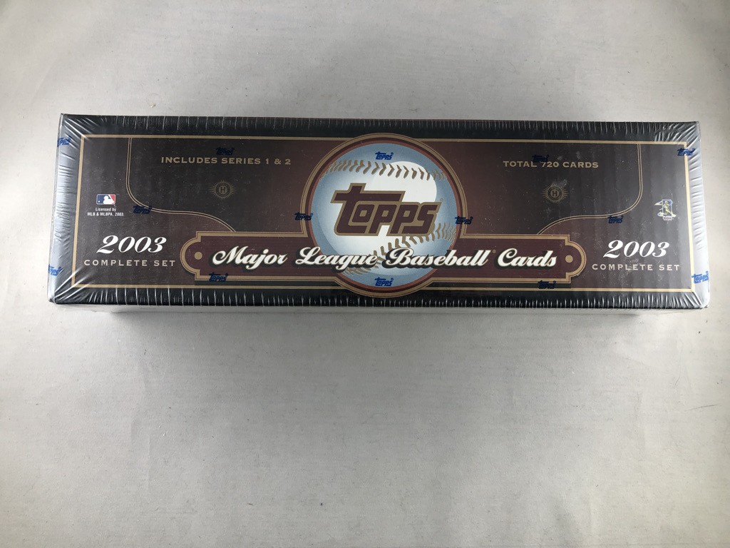 2003 Topps Baseball Complete Set Series 1 & 2 Sealed Factory Box