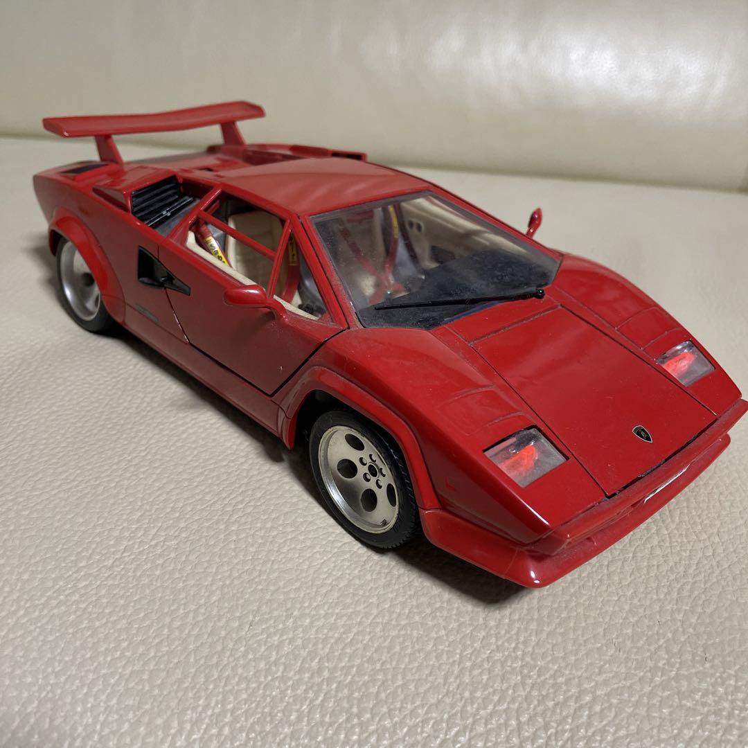 Lamborghini Countach 1988 red color car model used shipped from