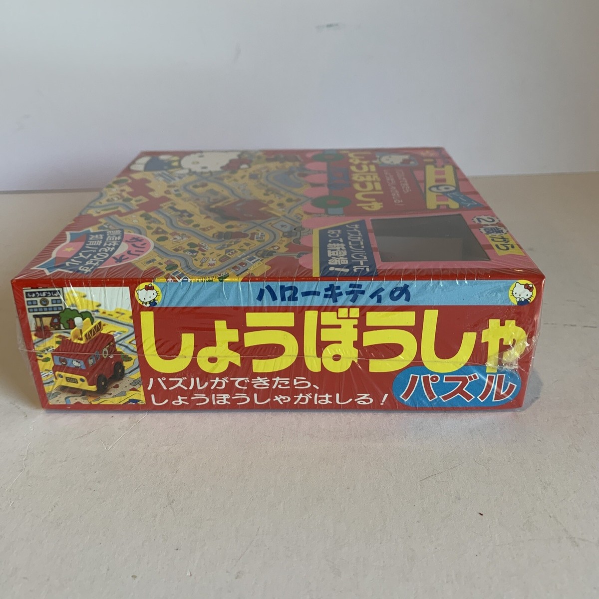 VINTAGE BOXED HELLO KITTY PUZZLE 1996 SANRIO FIRE TRUCK JAPAN