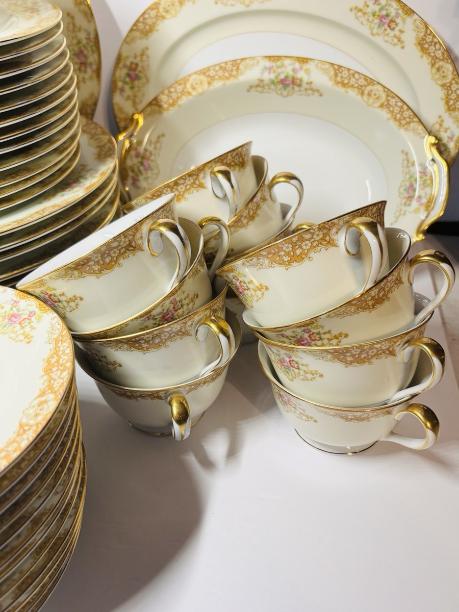 1940 M Marked Noritake China Service For 12 Occupied Japan 89