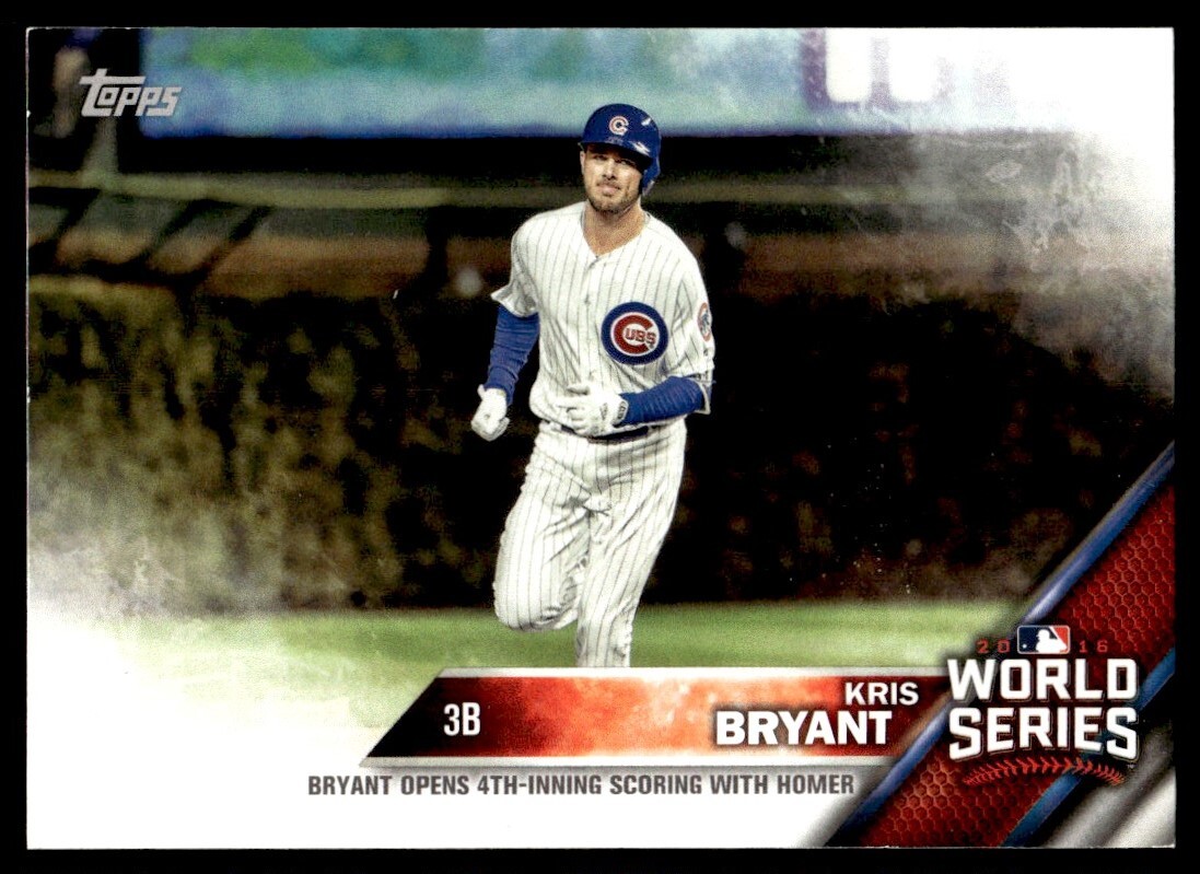 2016 Topps World Series Champions Kris Bryant Chicago Cubs #WS-8