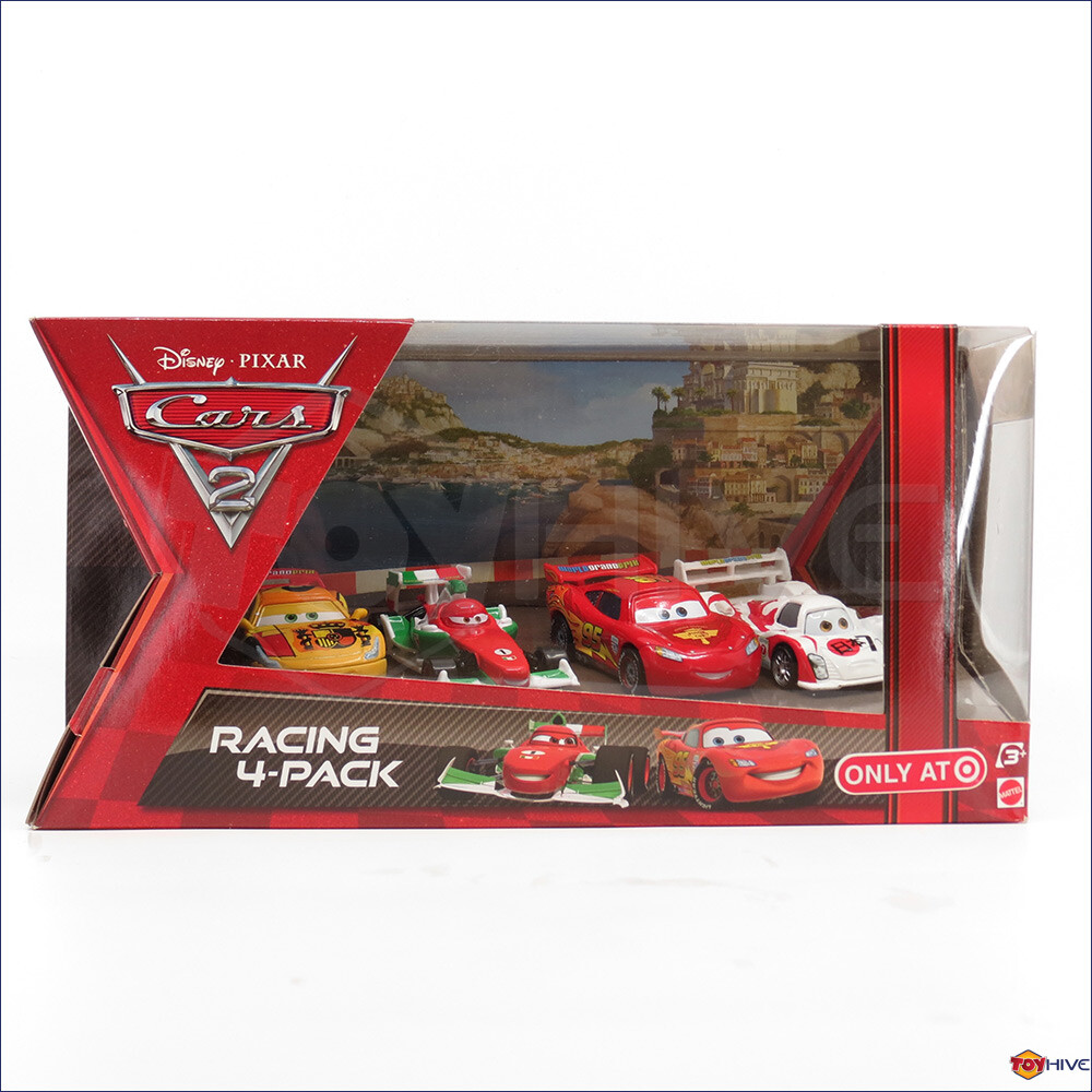 Disney Pixar Cars Racing 4 Pack Camino Bernoulli McQueen Shu
