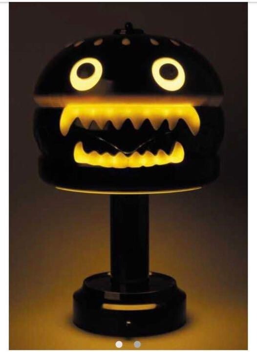 UNDERCOVER × MEDICOM TOY HAMBURGER LAMP new unopened Black | eBay