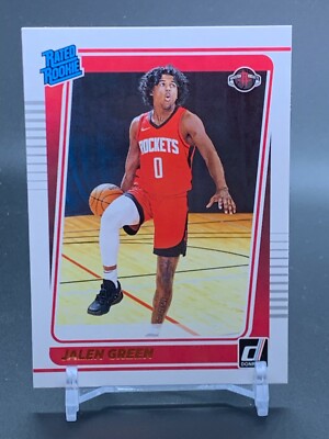 2021-22 Panini Donruss Rated Rookie #209 JALEN GREEN Houston