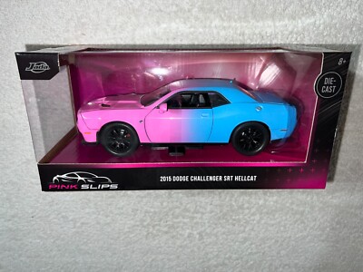 JADA PINK SLIPS 2015 DODGE CHALLENGER SRT HELLCAT 1:24 SCALE **NEW