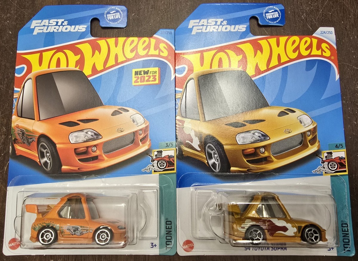 Hot Wheels 2023 / 2024 Fast & Furious '94 Toyota Supra Orange