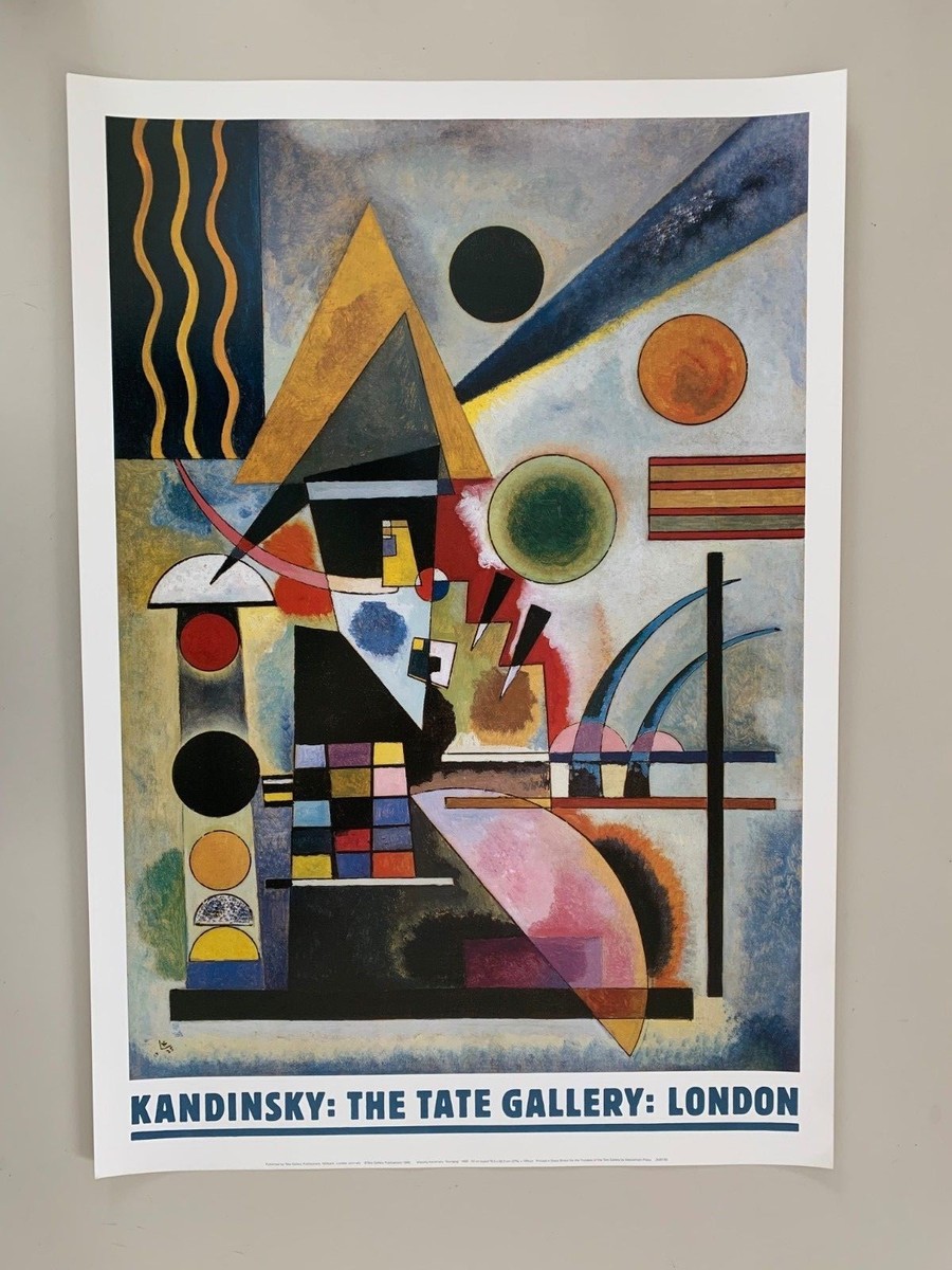 WASSILY KANDINSKY,'SWINGING,1925' AUTHENTIC 1995 TATE GALLERY