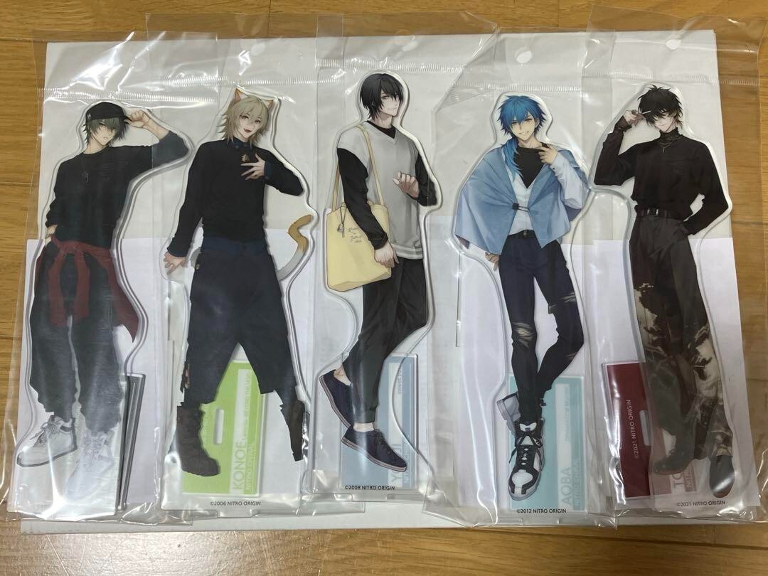 NITRO CHiRAL Space A la mode acrylic stand set of 5 Size 3.4 x 6cm