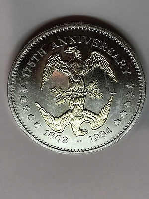 1984 Abraham Lincoln 175th Anniversary Coin #2687 | eBay