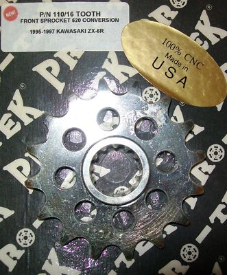 Pro-tek Front Sprocket 520 Pitch 16T Kawasak 1995 1996 1997 Ninja