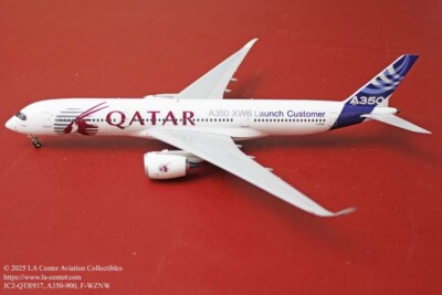JC Wing Qatar Airways Airbus A350-900 XWB Launch Customer Diecast
