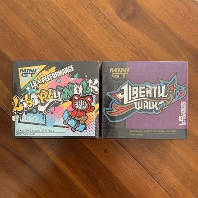 Set Mini GT #244 & #245 LBWK Nissan GT-R R35 35 GT-RR LBWK Kuma