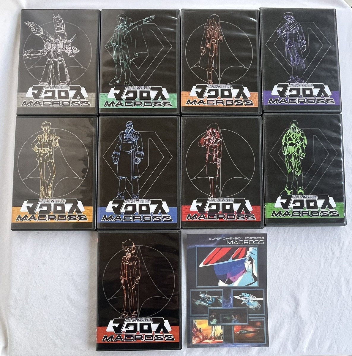ANIMEIGO Super Dimension Fortress Macross DVD Box Set 1-9 w/Story
