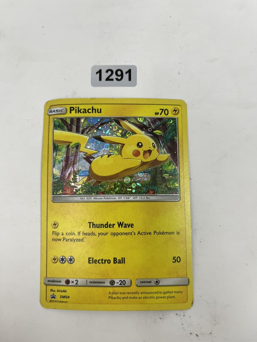 Pikachu Pokémon TCG Pokemon Promos SM04 Holo Promo 2016 Moderately
