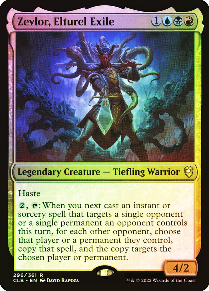 MTG FOIL Zevlor, Elturel Exile - Commander Legends: Battle for