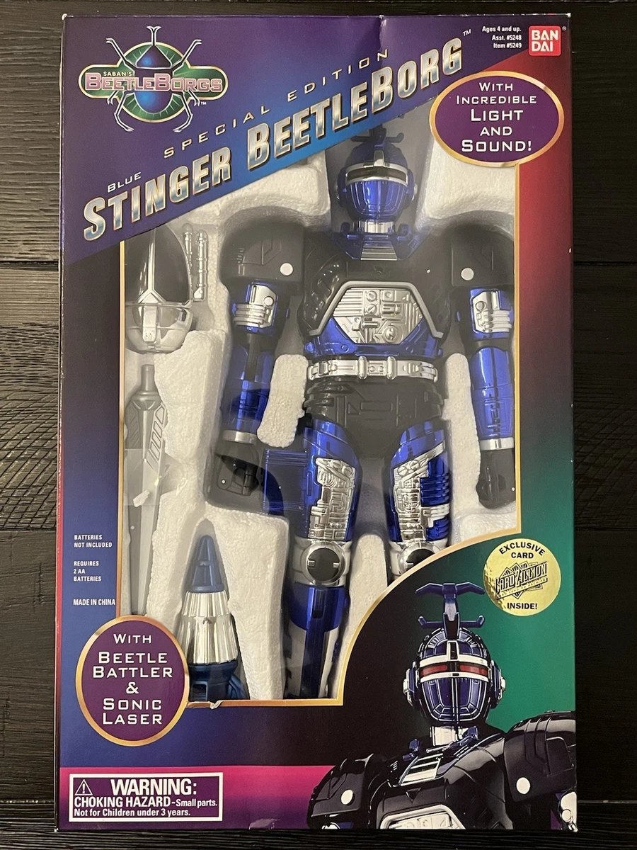 Big Bad Beetleborgs TV, Movie & Video Games Action Figures Blue