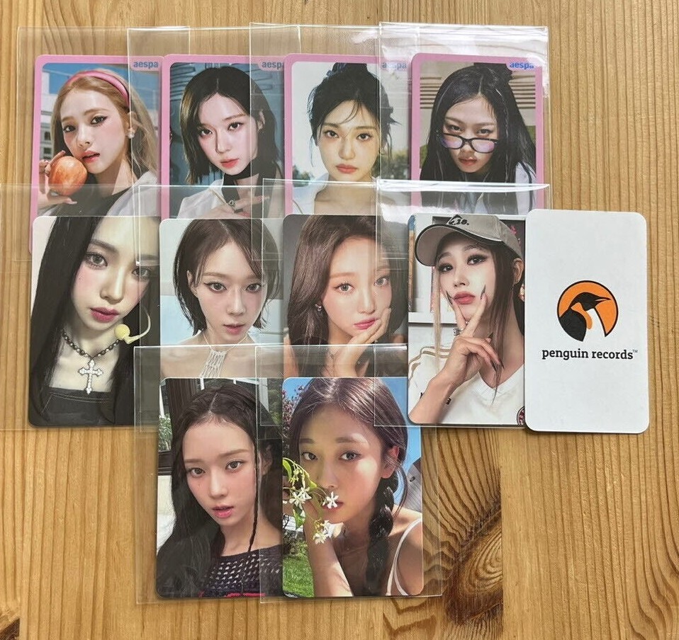 aespa - MY WORLD TRADING CARD A ver. PHOTO CARD KARINA WINTER